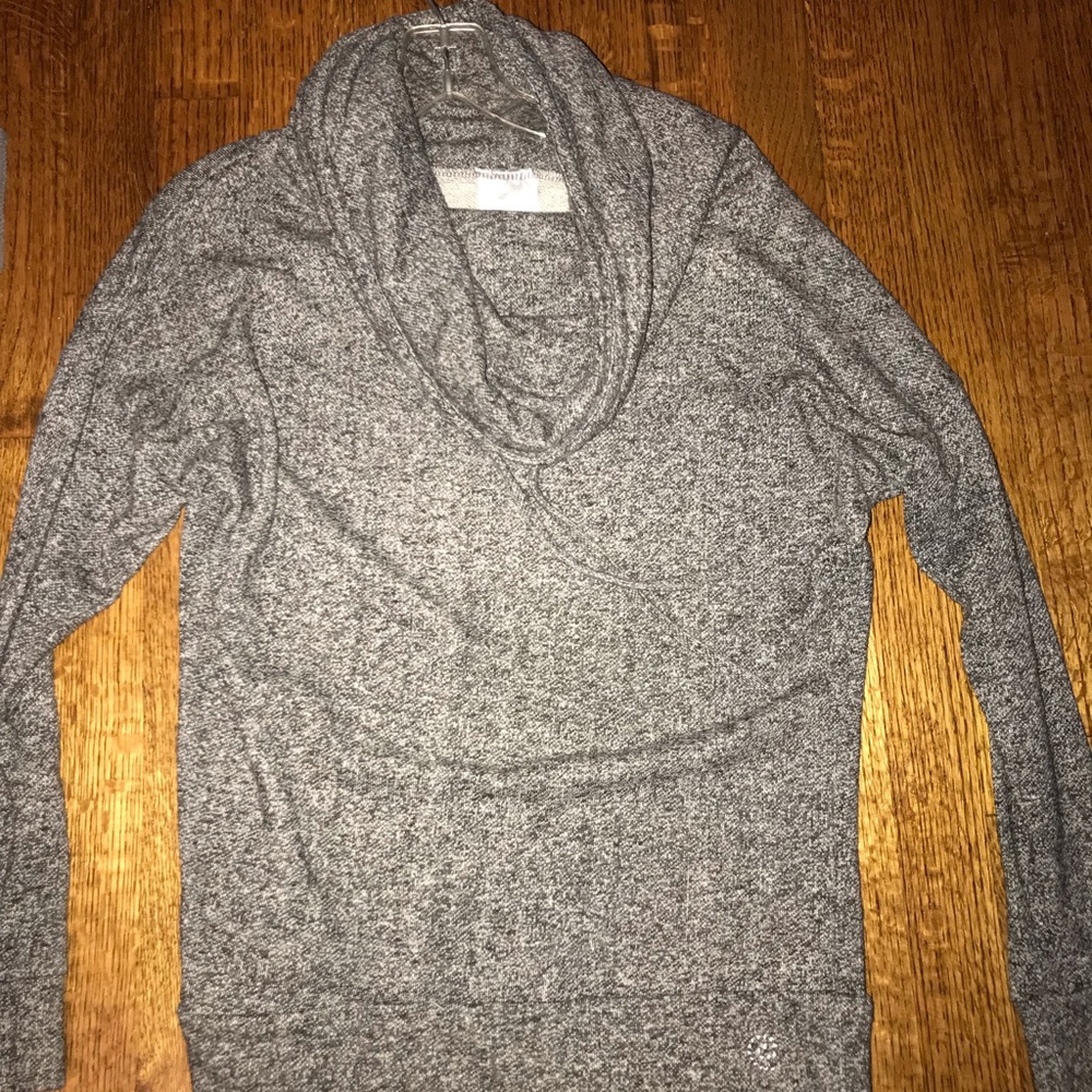 cowl neck sweatshirt